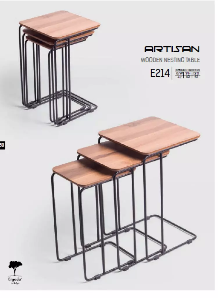 Wooden Nesting Tables